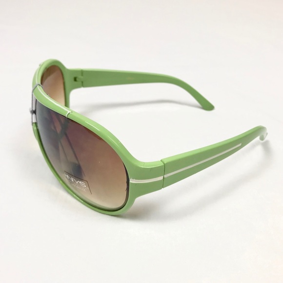 NYS Collection Oversized Urban Aviator Sunglasses - Picture 3 of 6
